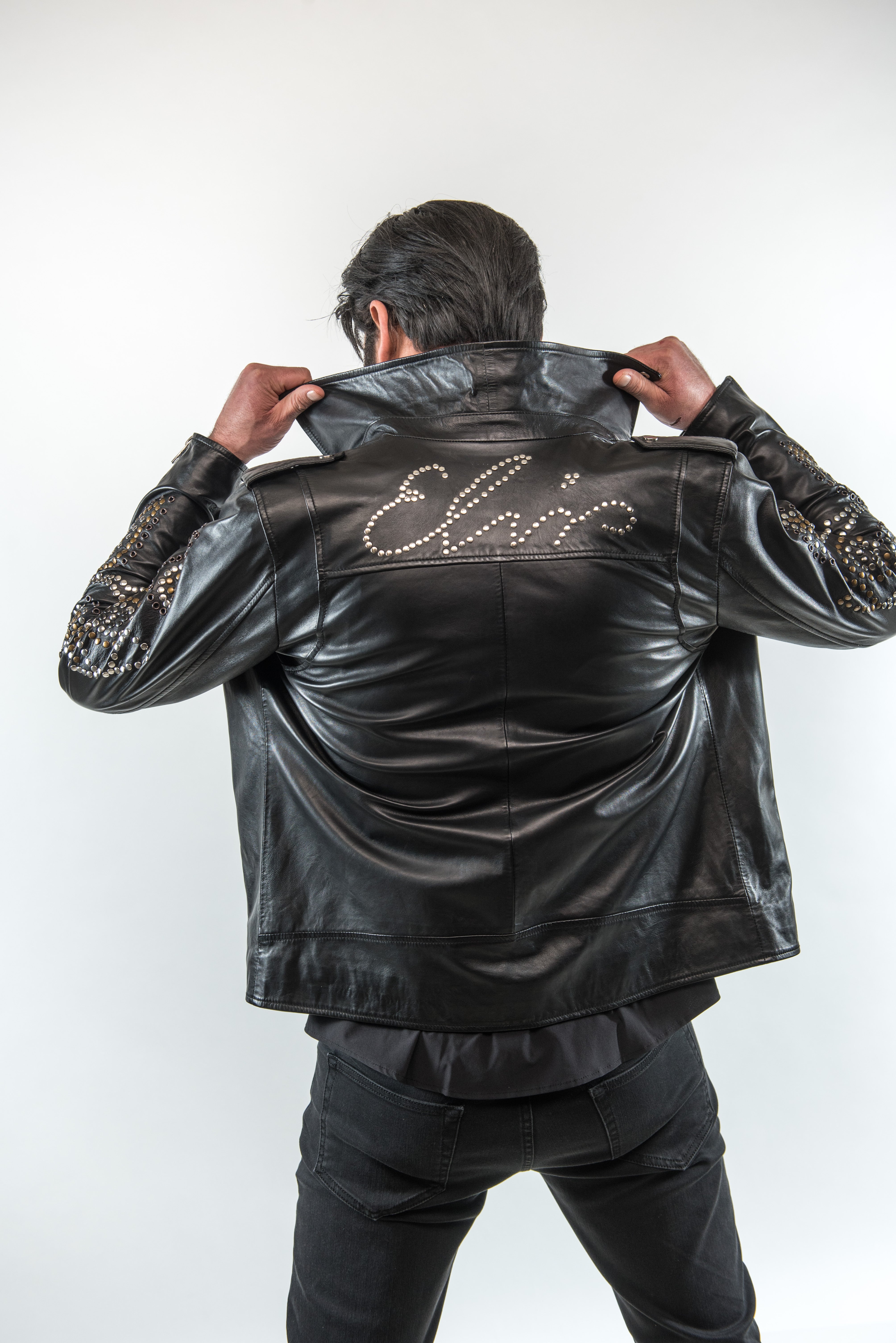 Studded Leather Jacket - Lansky Bros. | Clothier to The King