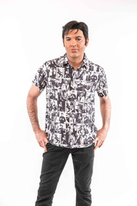 Elvis Collage Short Sleeve Shirt