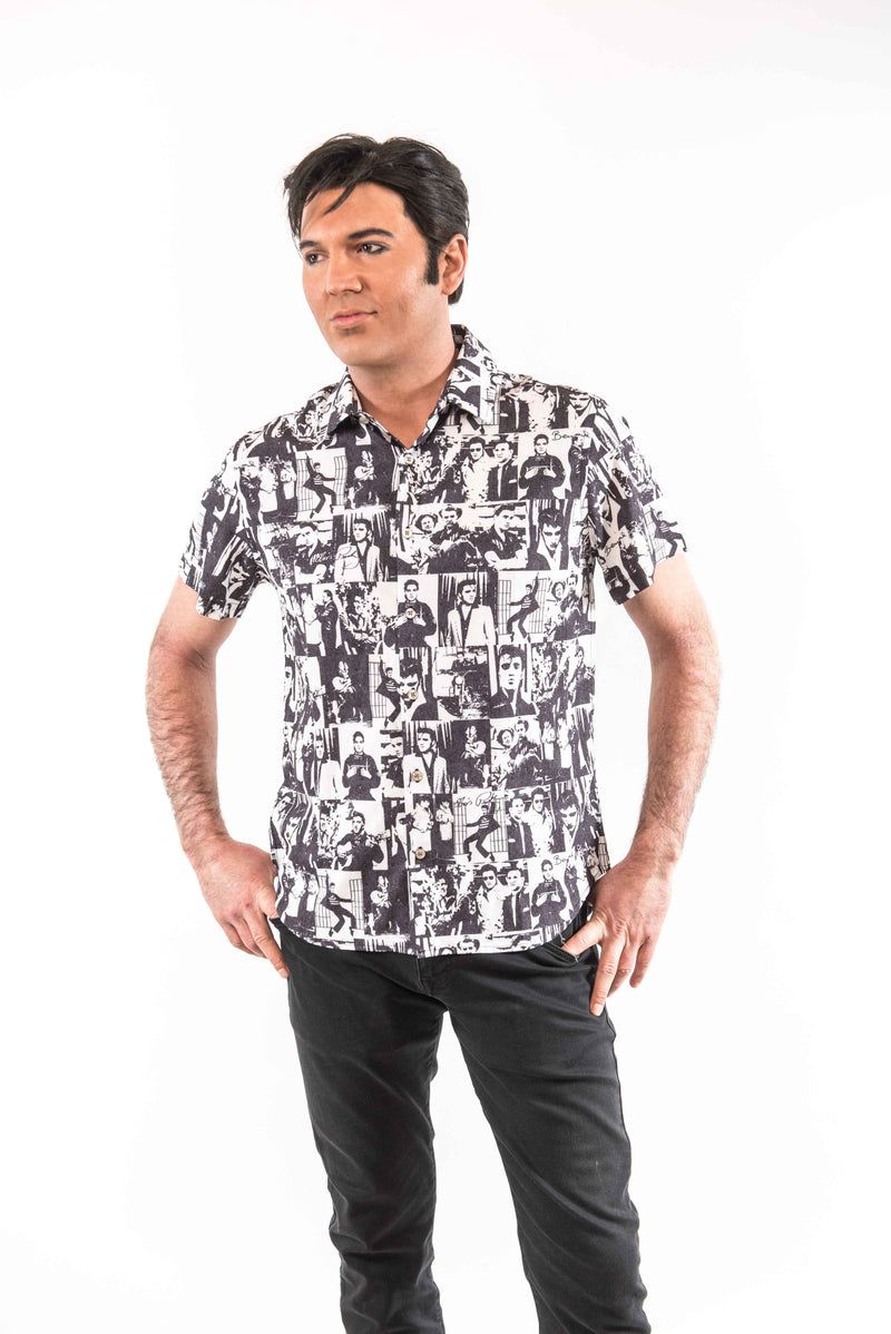 Elvis Collage Short Sleeve Shirt