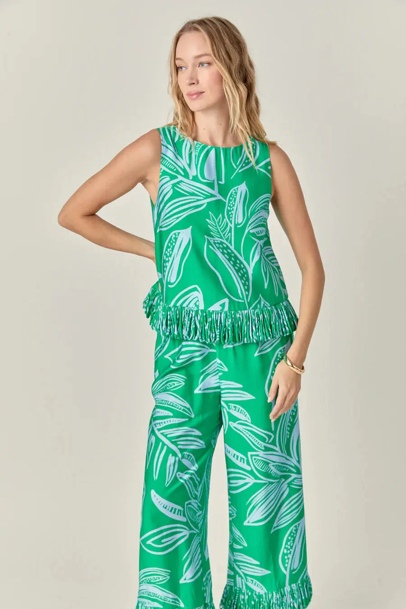 The Elodie Fringe Top English Factory