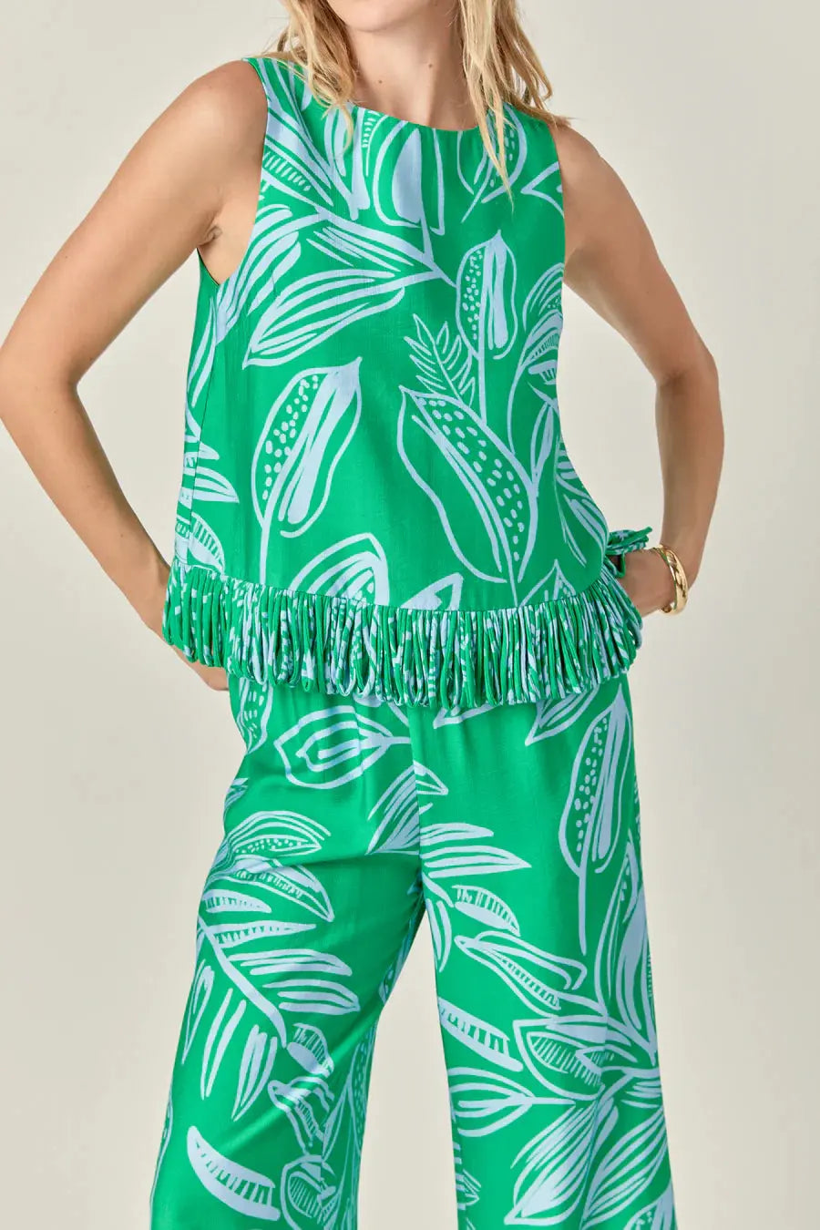 The Elodie Fringe Top English Factory
