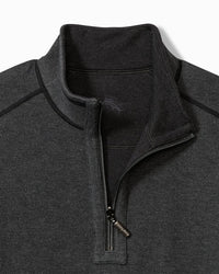 Flip Coast Reversible Half-Zip Sweatshirt - Black