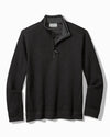 Flip Coast Reversible Half-Zip Sweatshirt - Black