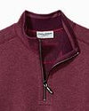 Flip Coast Reversible Half-Zip Sweatshirt - Rum Berry Heather