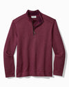 Flip Coast Reversible Half-Zip Sweatshirt - Rum Berry Heather