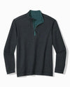 Flipview Reversible Half-Zip Sweatshirt - Emerald Coast Blue Heather Tommy Bahama