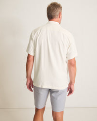 Maui Border Silk Camp Shirt - Continental