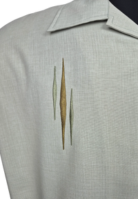 The Triple Diamond Retro Shirt - Sage