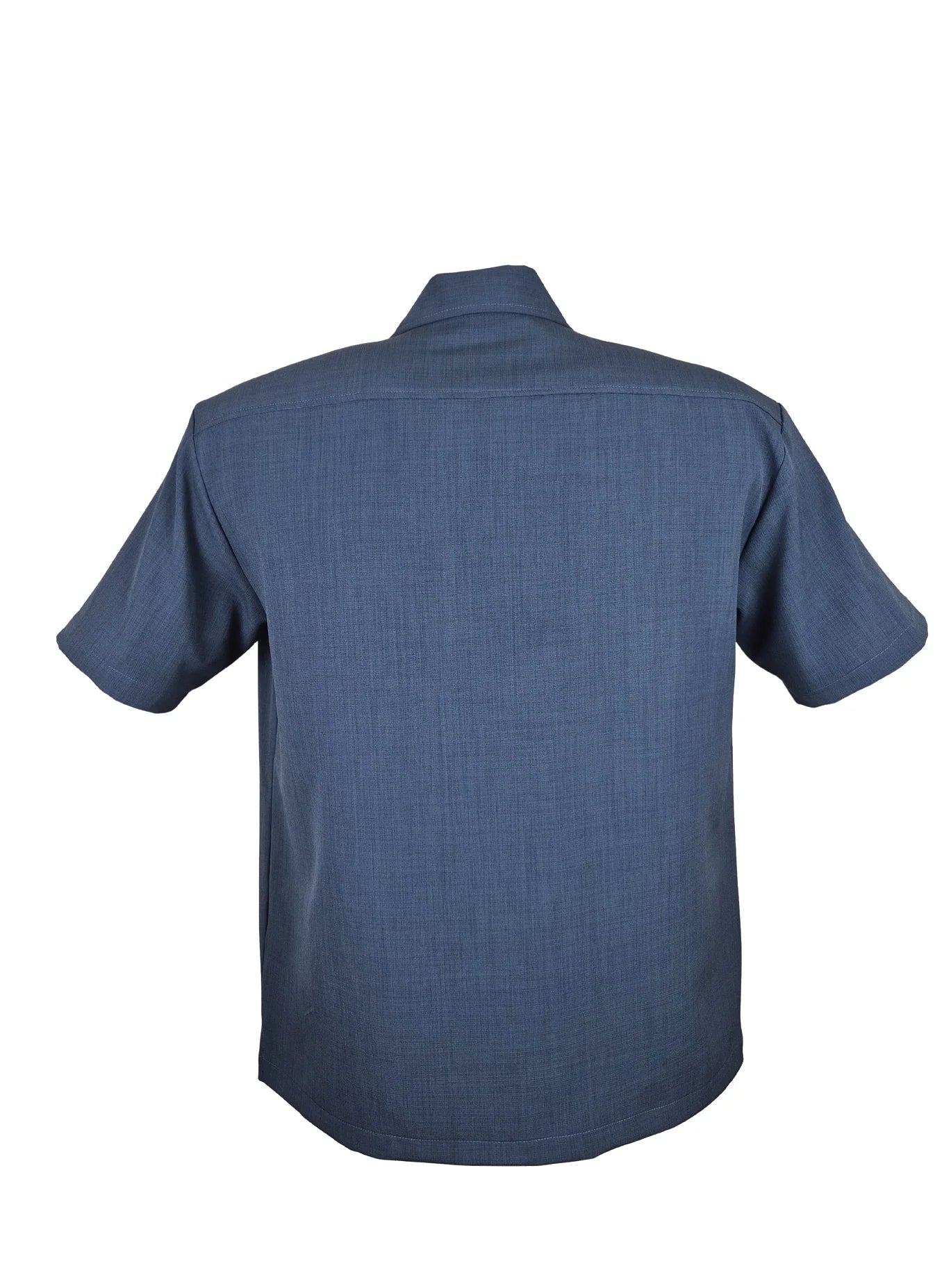 Three Star Panel Retro Shirt - Denim | Stone
