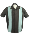 The Ricardo Bowling Shirt - Coffee/Mint