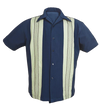 The Ricardo Bowling Shirt - Denim & Sage