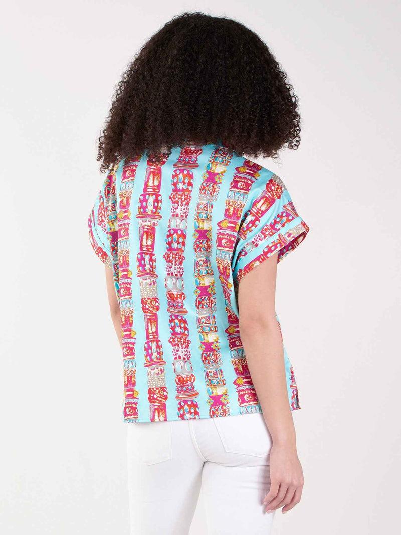 Poppy Pullover - Iconic Iris