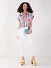 Poppy Pullover - Iconic Iris