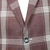 Santiago Brown Plaid Blazer