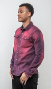 Roper Western Snap Shirt/Shacket - Magenta