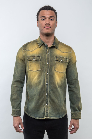 Roper Western Snap Shirt/Shacket - Sole - Lansky Bros. | Teleria Zed Roper Western Snap Shirt/Shacket - Sole - Lansky Bros. | Teleria Zed