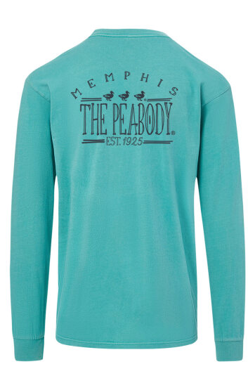The Peabody Tee Long Sleeve - Sea Coastal