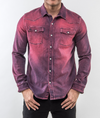 Roper Western Snap Shirt/Shacket - Magenta