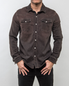 Roper Western Snap Shirt/Shacket - Wenge