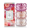 The Pink Roses Macaron Candle Trio, Set of 3