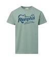 Memphis Home of The Blues Tee- Sage