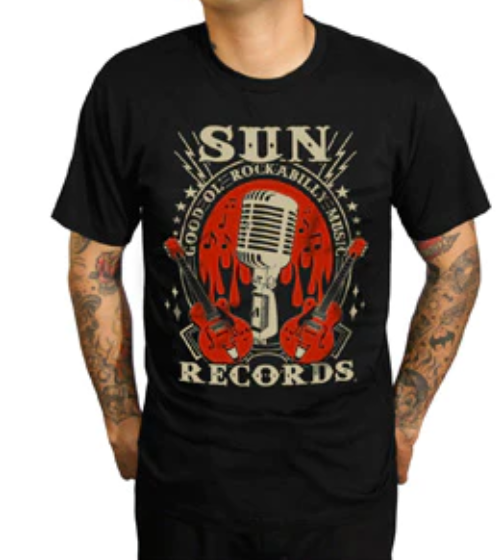 Sun Records Rockabilly Music Tee