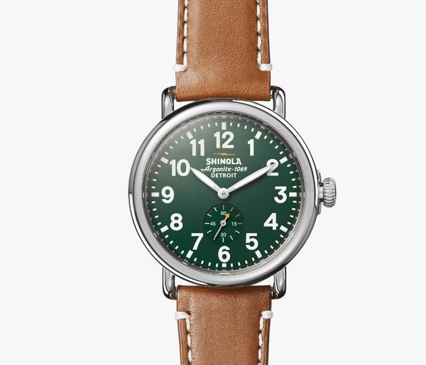 THE RUNWELL 41MM - Green - Lansky Bros. | Shinola THE RUNWELL 41MM - Green - Lansky Bros. | Shinola