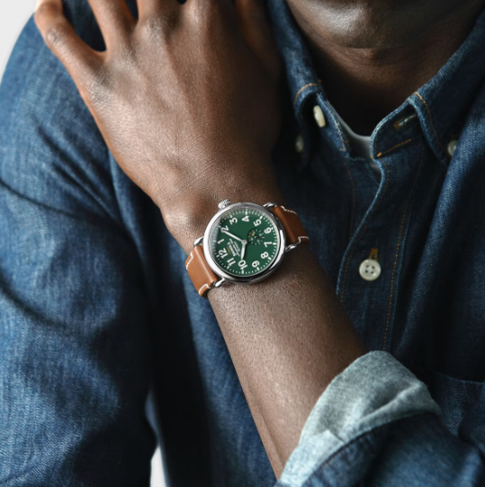 THE RUNWELL 41MM - Green - Lansky Bros. | Shinola THE RUNWELL 41MM - Green - Lansky Bros. | Shinola