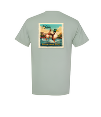 Peabody Stamp Tee - Light Blue