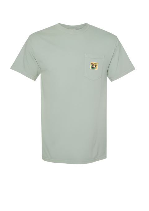 Peabody Stamp Tee - Light Blue Peabody Apparel