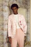 Floral Linen-Blend Sport Coat