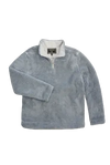 Ultra Soft Sherpa 1/4 Zip Pullover - Denim True Grit