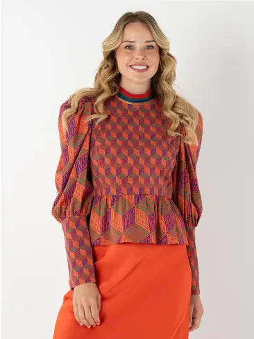 Zoe Top - Vintage Monogram EMILY McCARTHY