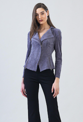 Liquid Leather™ Signature Jacket – Violet