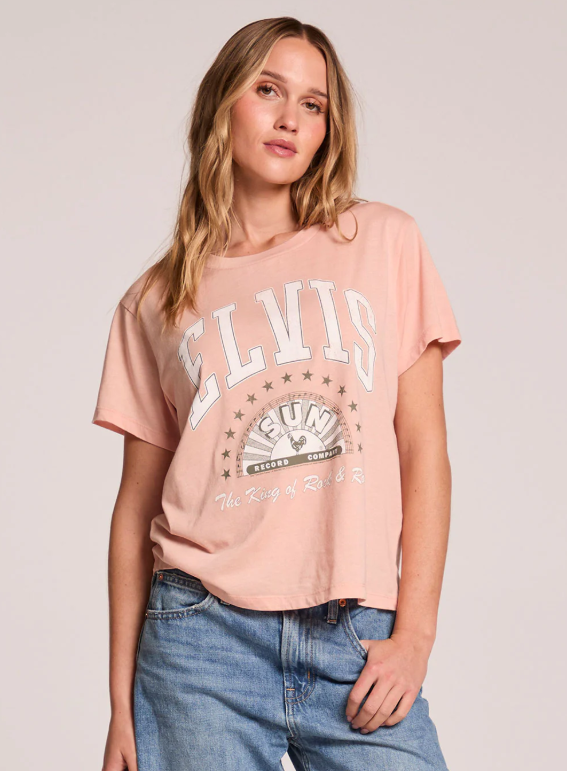 Sun Records Elvis Collegiate Tour Tee