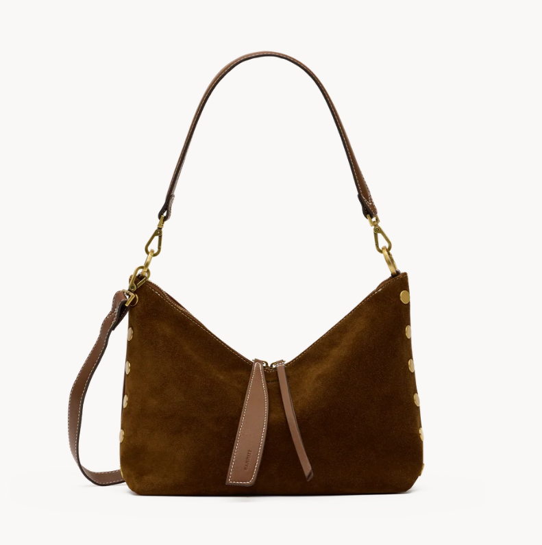 Grace Med - Cinnamon Suede/Antique Gold