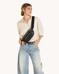 Charles Crossbody med - Starlight/Brushed Gold