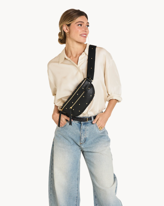 Charles Crossbody med - Starlight/Brushed Gold
