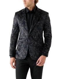 Midnight Paisley Sport Coat Clothier to The King