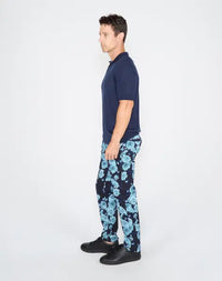 Jack Serious Floral Pant - Navy Lords of Harlech