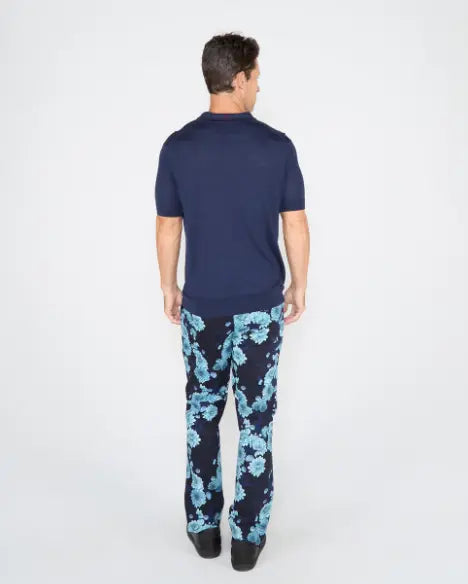 Jack Serious Floral Pant - Navy Lords of Harlech