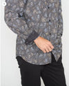 Morris Madrid Paisley Sport Shirt - Smoke Lords of Harlech