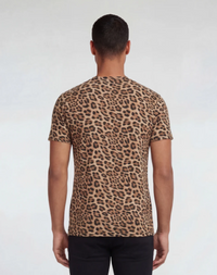 Victor Leopard Brown Wool Tee