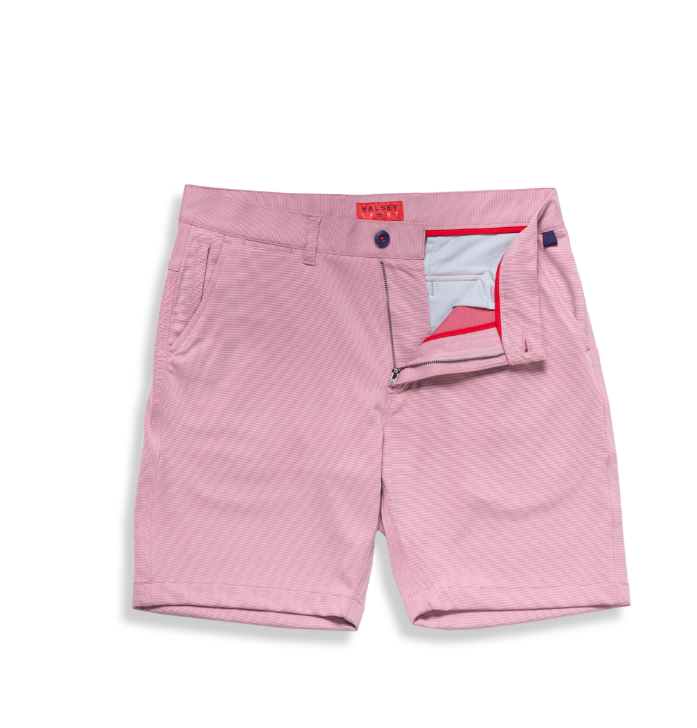 Breakwater Sport Short - Stripe Coral