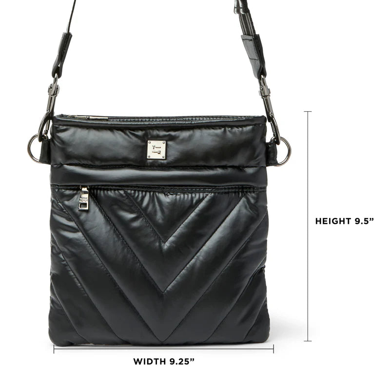 Sidewalk Crossbody - Pearl black