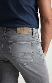 Relaxed Straight Leg Pants - Light Smoke Brushed Urban