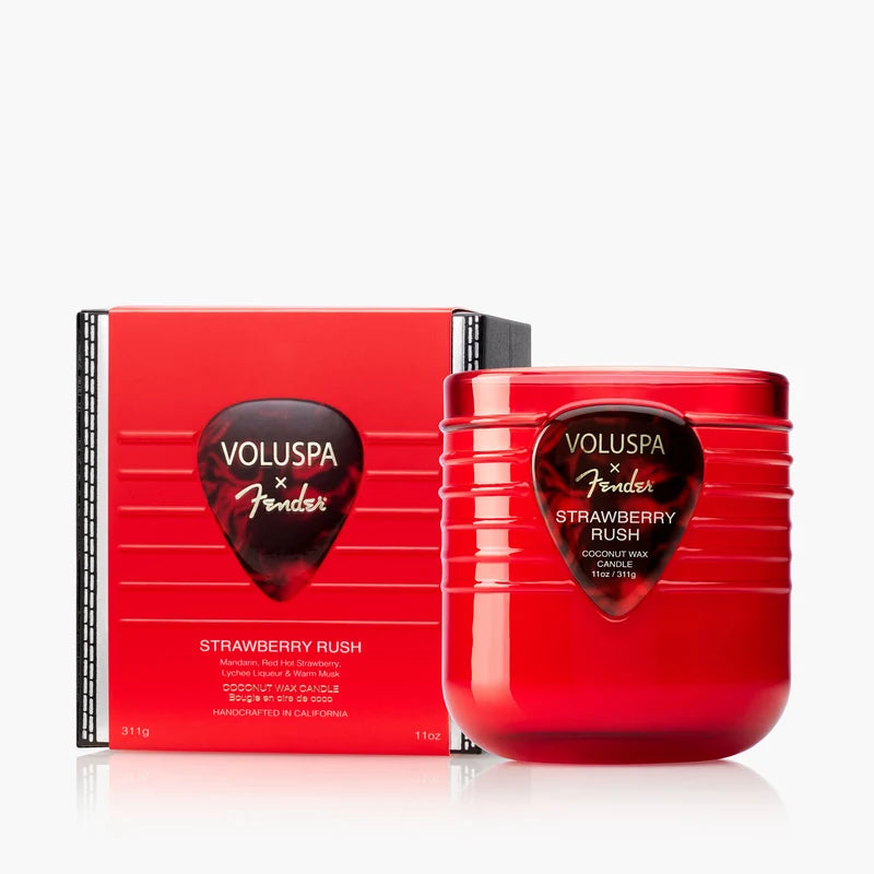 Voluspa x Fender - Strawberry Crush