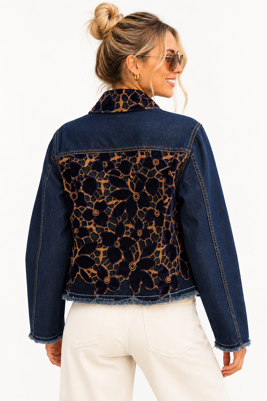 The Dark Denim Jacket / Woven Navy
