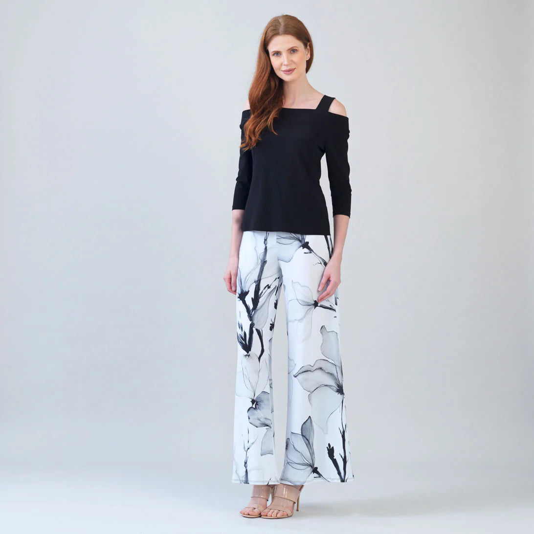 Signature Wide Leg Palazzo Pant - Ethereal Petals