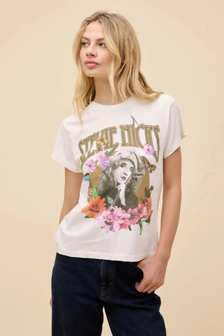 Stevie Nicks Flower Collage Tour Tee DAYDREAMER